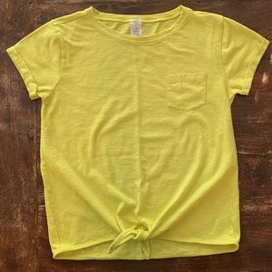 Crewcuts’ Tie-front Short Sleeve T-Shirt